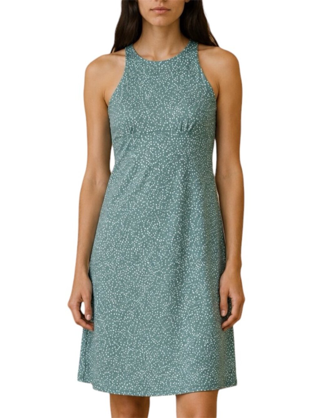 XL Prana Jewell Lake Dress Shoreline Spots Halter Active Dress